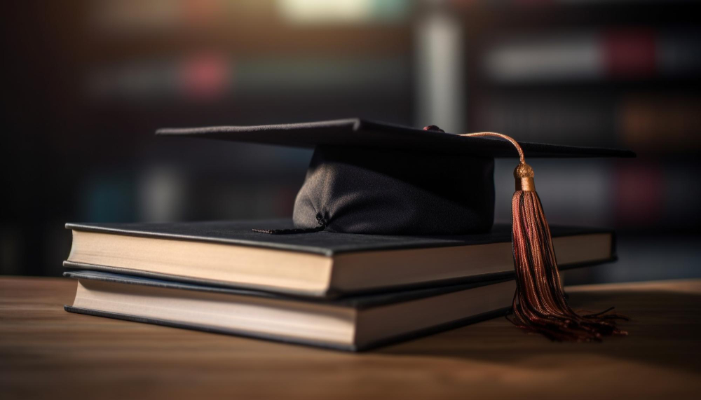 stack-textbooks-wooden-table-signifies-education-generated